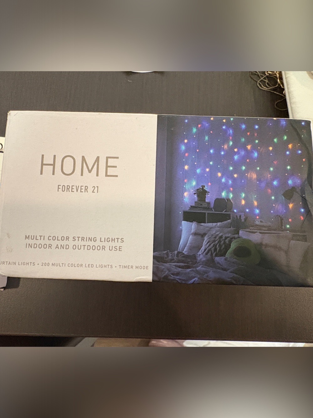 Forever 21 Home Multicolor Curtain String Lights